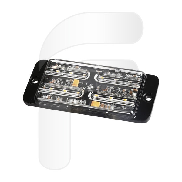 LUZ ESTROBOSCÓPICA R65 FINA DOBLE 12 LED ÁMBAR FA410015A